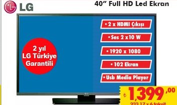 LG 40 inç Full HD LED TV