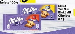 Milka Tuc Lu Bisküvili Çikolata