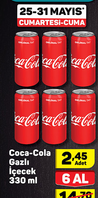 Coca-Cola İçeçek 330ml