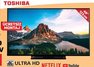 Toshiba 49 inç Ultra Hd Smart Led Tv