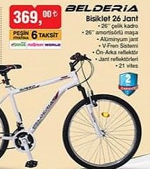 BELDERIA Bisiklet 26 Jant