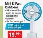 Mini El Fanı Kablosuz