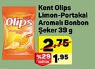 Kent Olips Limon-Portakal Aromalı Bonbon Şeker