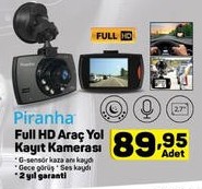 Piranha Full HD Araç Yol Kayıt Kamerası
