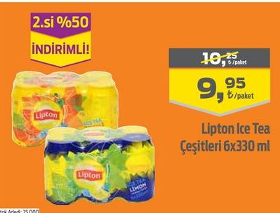 Lipton Ice Tea Çeşitleri 6x330