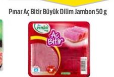 Pınar Aç Bitir Büyük Dilim Jambon 50g