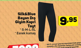 Silk And Blue Bayan Dış Giyim Kapri Tayt