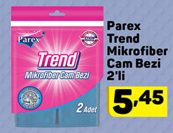 Parex Trend Mikrofiber Cam Bezi 2li