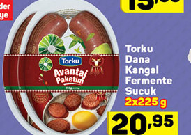 Torku Dana Kangal Fermente Sucuk 2x225 g