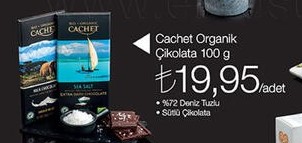 Cachet Organik Çikolata