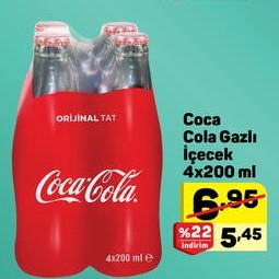ORLJINAL TAT Coca Cola Gazlı içecek