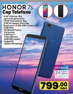 Honor 7S Cep Telefonu