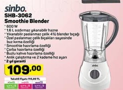 Sinbo SHB-3062 Smoothie Blender