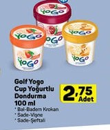 Golf Yogo Cup Yogurtlu Dondurma