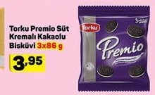 Torku Premio Süt Kremalı Kakaolu Bisküvi