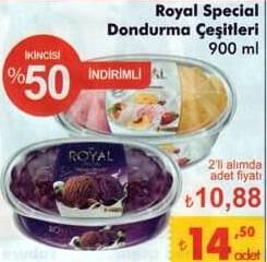Royal Special Dondurma Çeşitleri