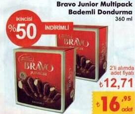 Bravo Junior Multipack Bademli Dondurma