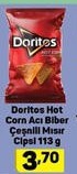 Doritos Hot Corn Acı Biber Çeşnili Mısır Cips