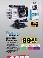 Piranha 1125 Full Hd Aksiyon Kamerası