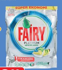 Fairy Platinum Bulaşık Makinesi Tableti