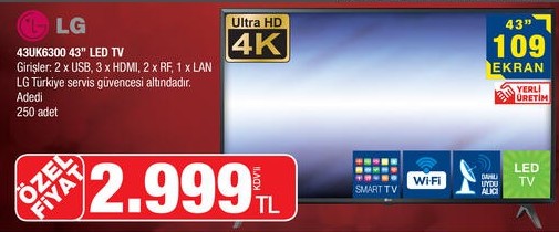 LG Ultra HD 43UK6300 43 LED TV