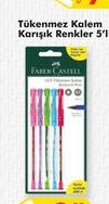 Faber Castell Karışık Renk Tükenmez Kalem