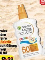 Garnier Ambra Solaire 50 Faktör Çocuk Güneş Spreyi