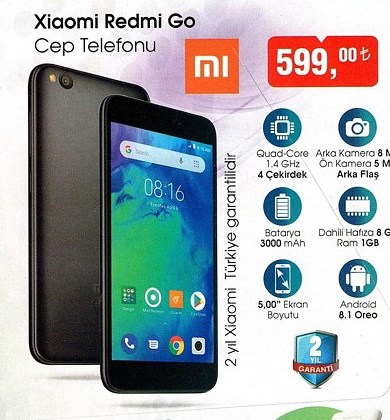 Xiaomi Redmi Go Cep Telefonu