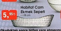 Habibat Cam Ekmek Sepeti