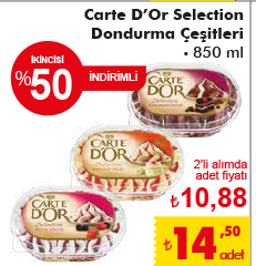 Carte Dor Selection Dondurma
