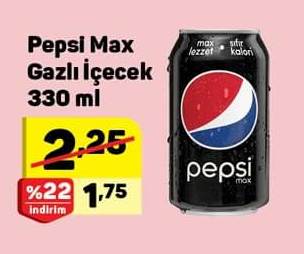 Pepsi Max Gazlı İçecek