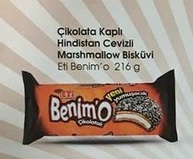 Eti Benimo Çikolata Kaplı Hindistan Cevizli Marshmallow Bisküvi
