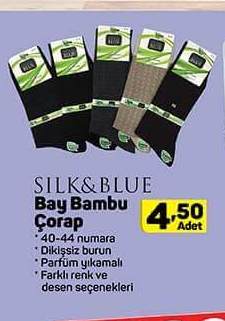 Silk And Blue Bay Bambu Çorap