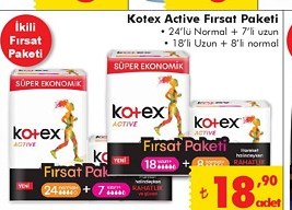Kotex Active Fırsat Paketi