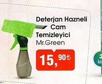 Mr Green Deterjan Hazneli Cam Temizleyici