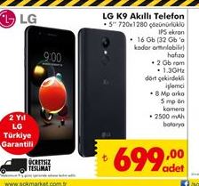 LG K9 Akıllı Cep Telefonu