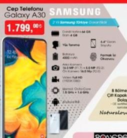Samsung Galaxy A30 Cep Telefonu