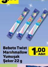 bebeto Twist Marshmallow Yumuşak Şeker