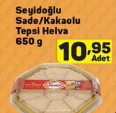 Seyidoğlu Sade/Kakaolu Tepsi Helva 650 g