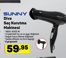 Sunny Diva Saç Kurutma Makinesi