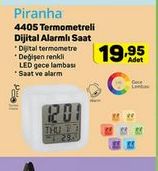 Piranha 4405 Termometreli Dijital Alarmlı Saat