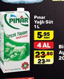 Pınar Yağlı Süt
