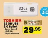 Toshiba 32 GB USB 3 Bellek