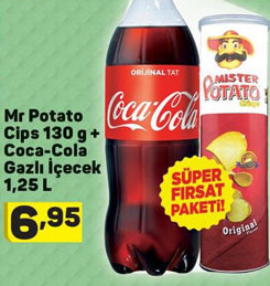 Mr Potato Cips Coca Cola