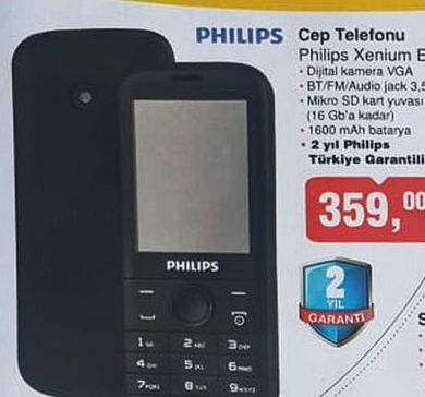 Philips Cep Telefonu Xenium E168