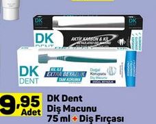 DK DENT Diş Macunu 75 ml + Diş Fırçası