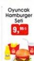 Oyuncak Hamburger Seti