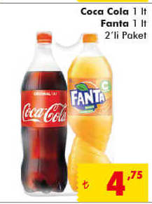 Coca Cola 1 lt Fanta 1 lt