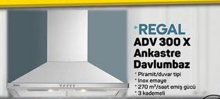 REGAL ADV 300 X Ankastre Davlumbaz