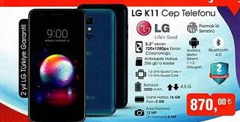 LG K11 Cep Telefonu